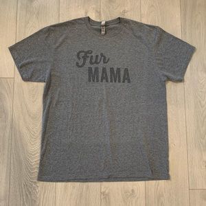 Women's Fur Mama basic tee